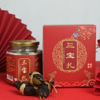新會三寶扎陳皮咸橄欖 十五年老陳皮廣東特產(chǎn)三寶茶